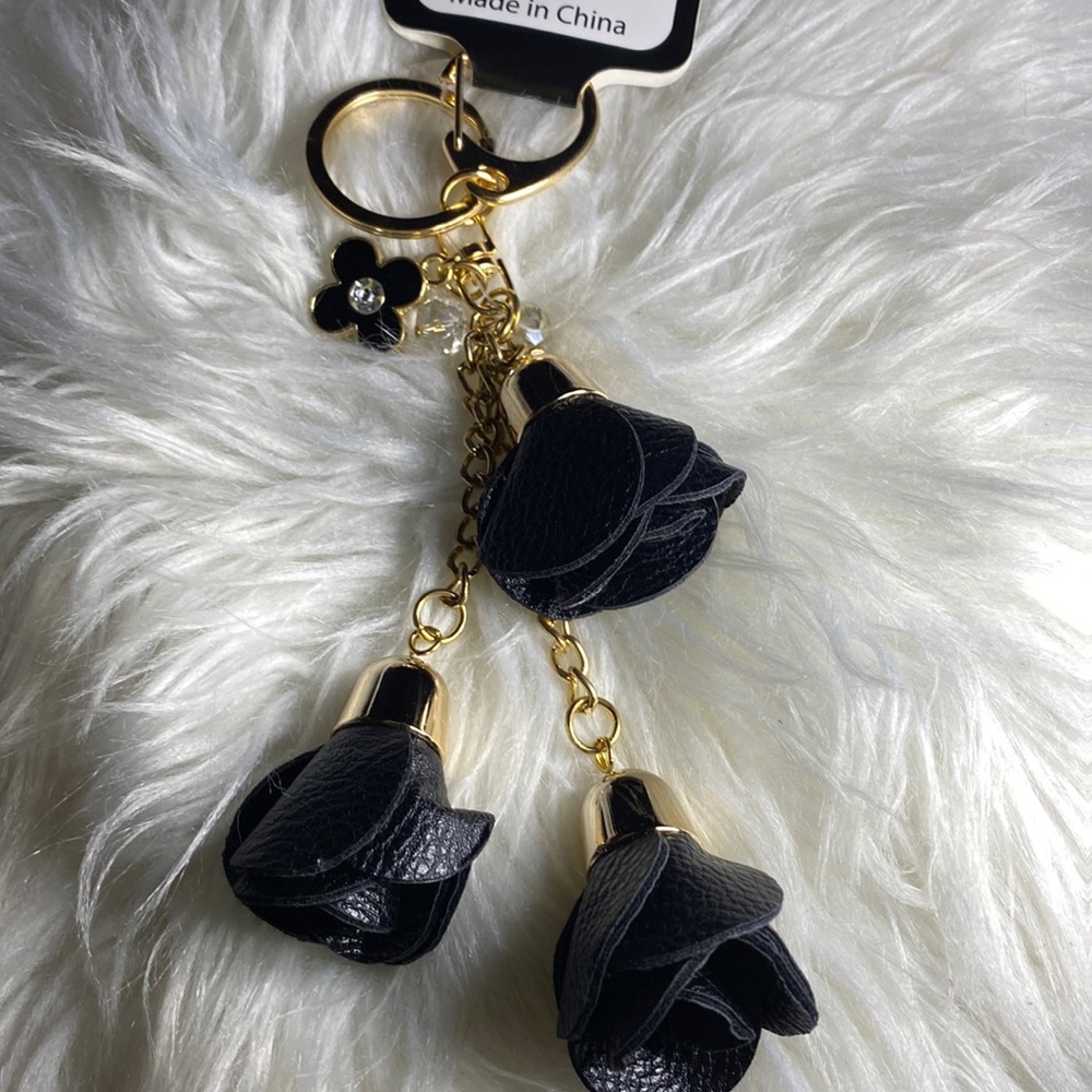 Flowers Purse Charm